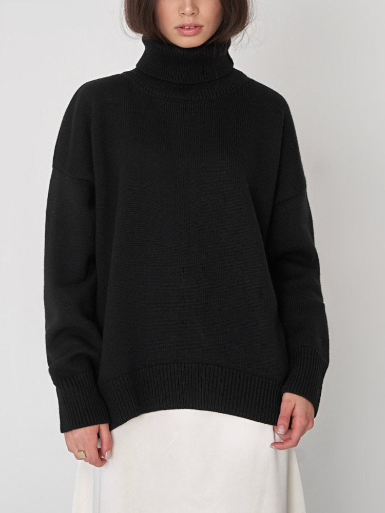 Intims - Pull Col roulé oversize