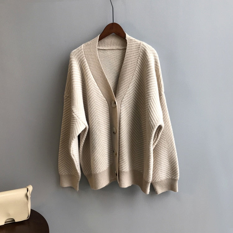 Intims - Cardigan oversize motif chevron