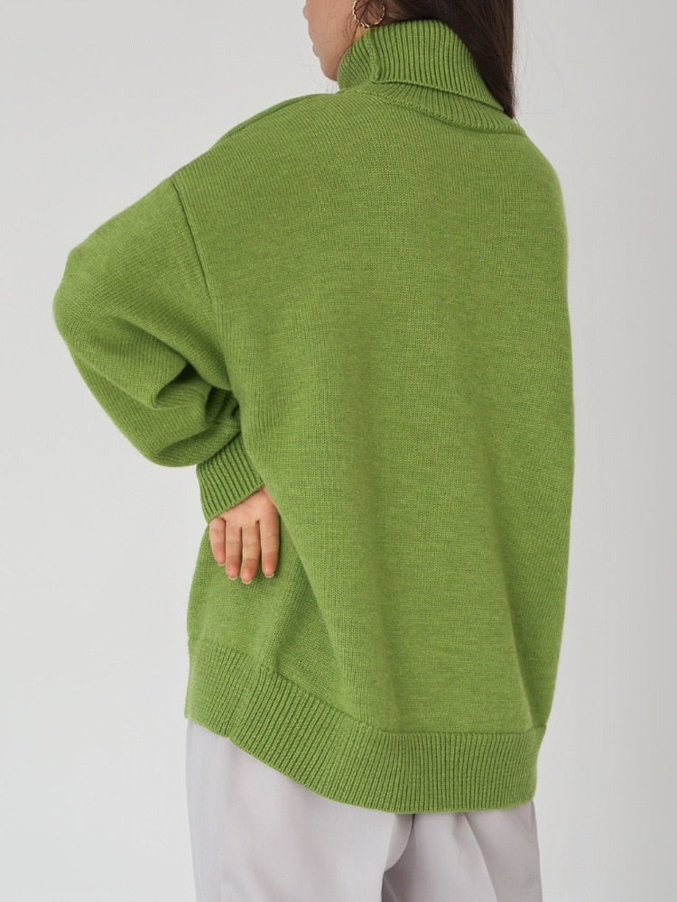 Intims - Pull Col roulé oversize