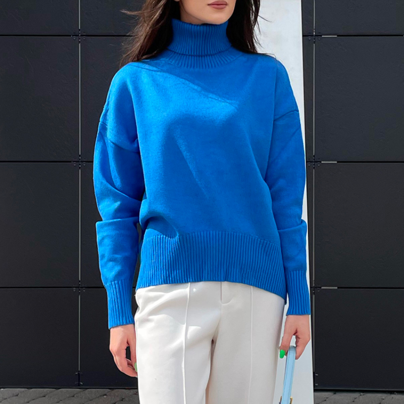 Intims - Pull Col roulé oversize