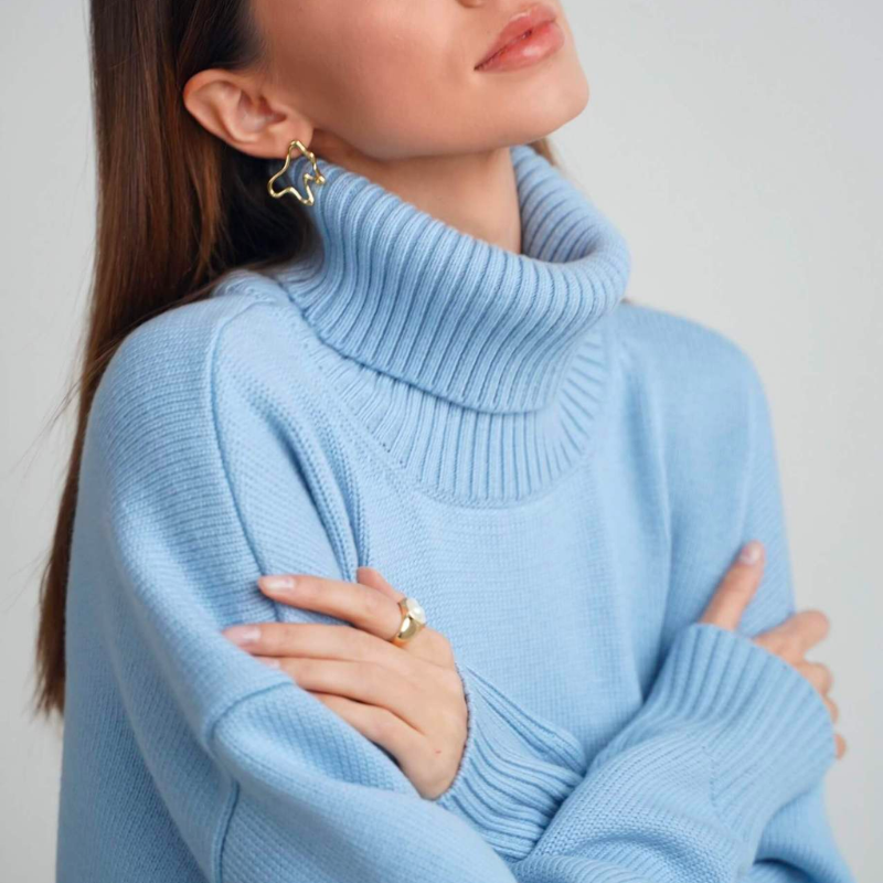 Intims - Pull Col roulé oversize