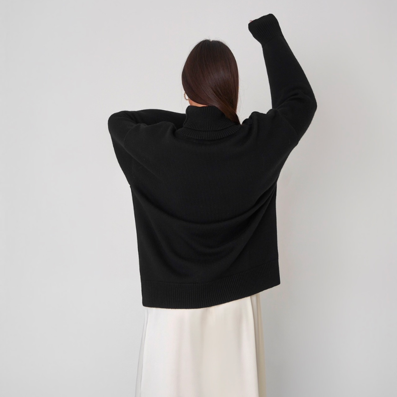 Intims - Pull Col roulé oversize