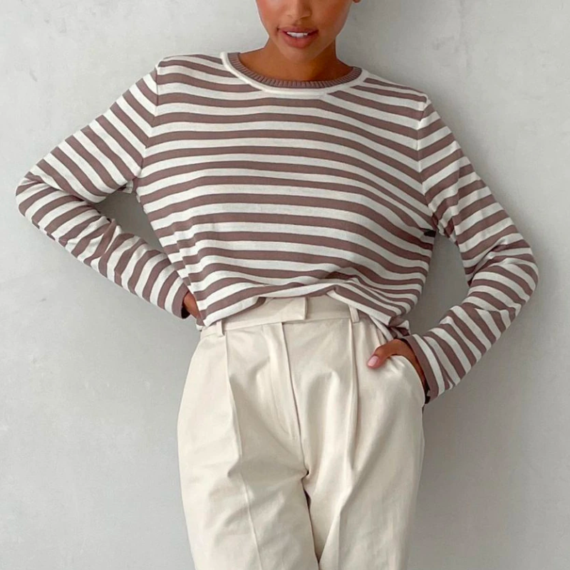 Intims - Pull marinière tricoté
