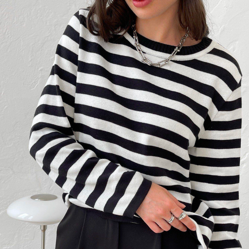 Intims - Pull marinière tricoté