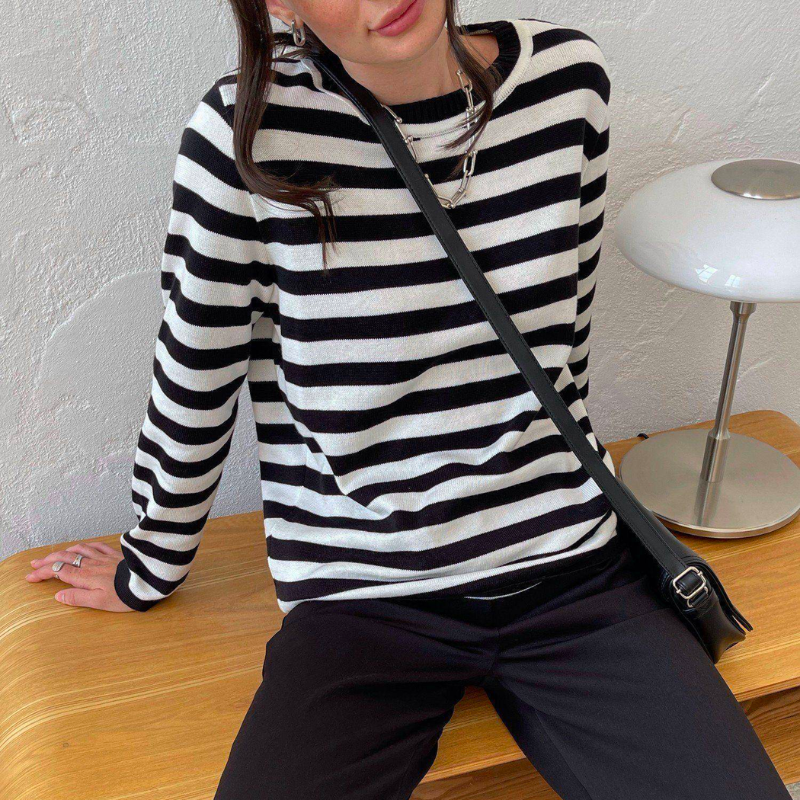 Intims - Pull marinière tricoté
