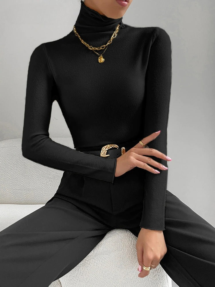 Intims - Pull doux col roulé