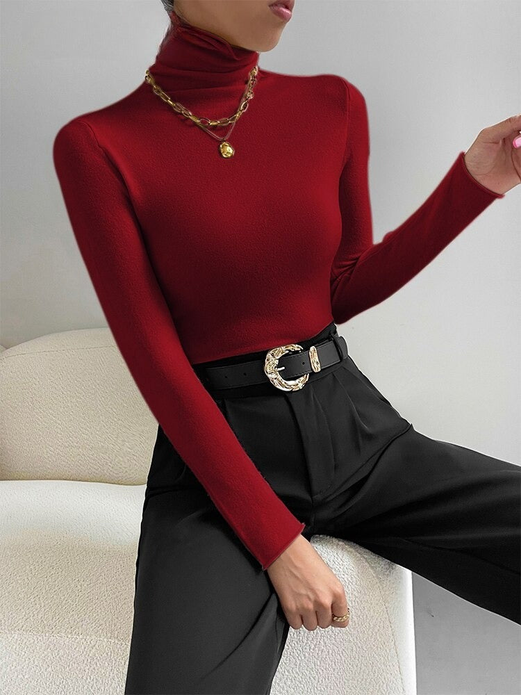 Intims - Pull doux col roulé