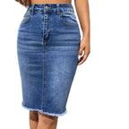 Intims - Jupe en jeans mi-longue pour Femmes - 96959FR