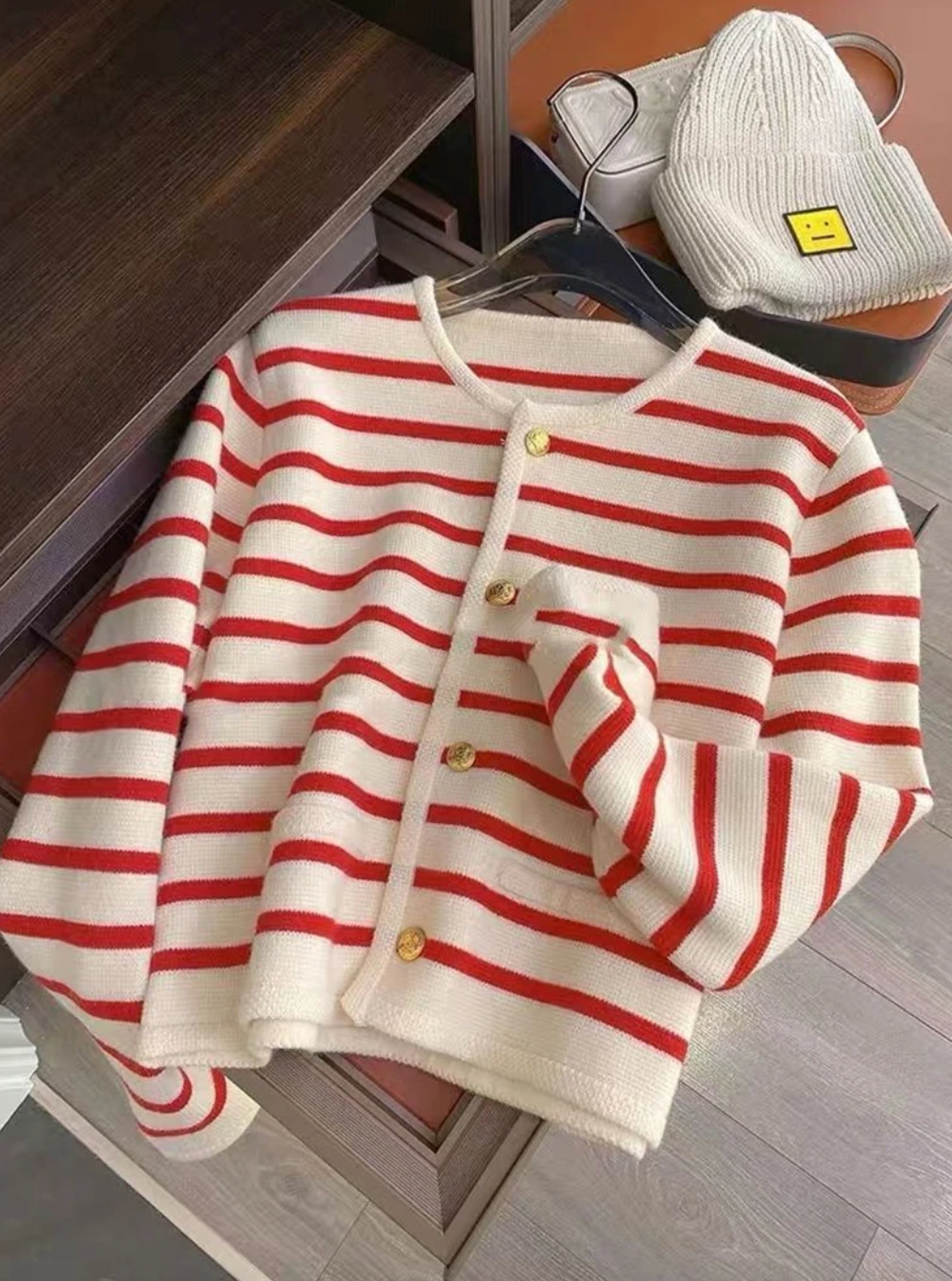 Intims - Cardigan Rayé à Manches Longues pour Femme - 75319FR
