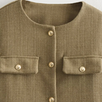 Intims - Veste Courte en Tweed à Col Rond pour Femme - 75319FR