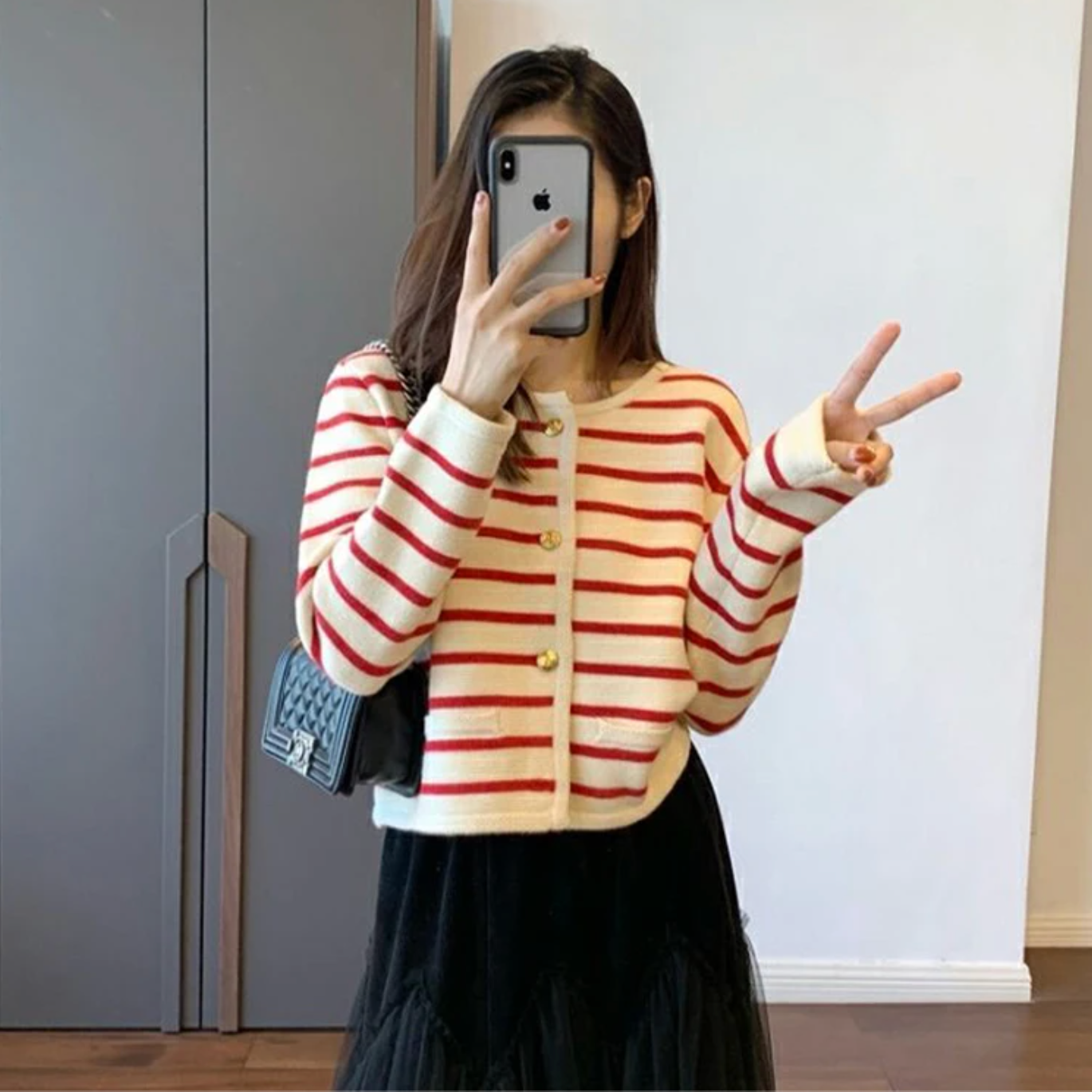 Intims - Cardigan Rayé à Manches Longues pour Femme - 75319FR