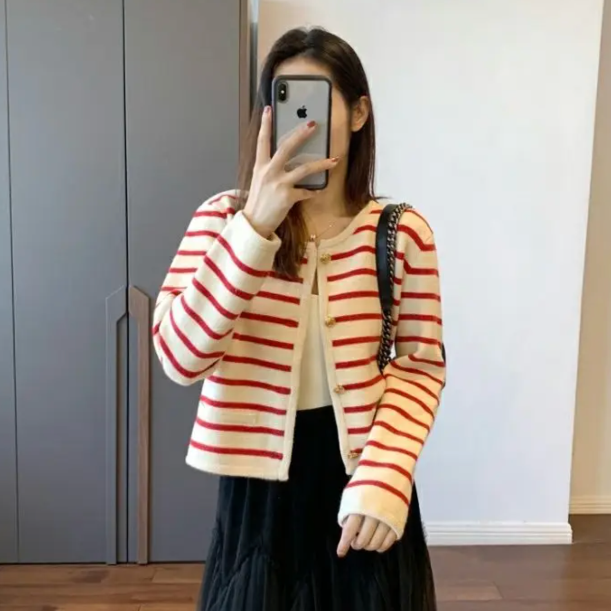 Intims - Cardigan Rayé à Manches Longues pour Femme - 75319FR