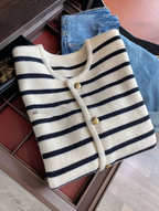 Intims - Cardigan Rayé à Manches Longues pour Femme - 75319FR