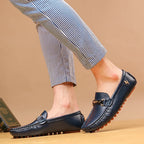 Intims - Mocassins en Cuir PU à boucle pour homme - 57913FR