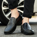 Intims - Mocassins Italiens Décontractés en Cuir Véritable pour Hommes - 97531FR