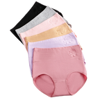 Lot de 4 Culottes taille haute en Coton