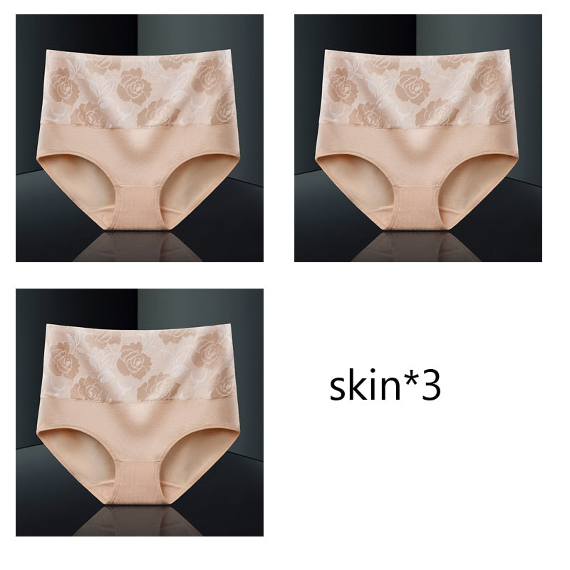 Pack of 3 slimming antibacterial and moisture-wicking cotton briefs
