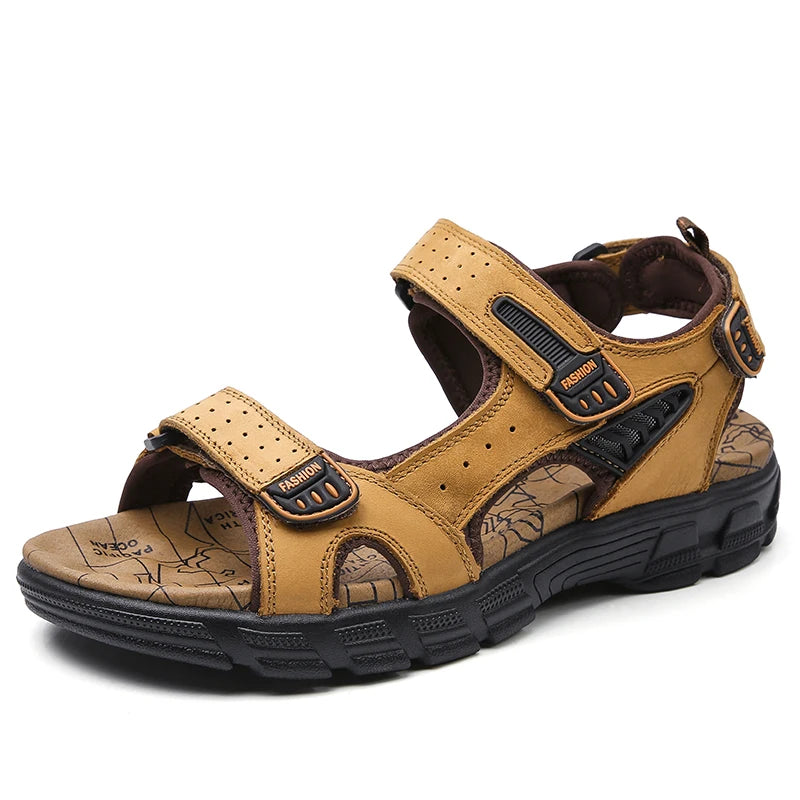Sandales d'Été en Cuir pour Homme