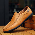 Intims - Mocassins Italiens Décontractés en Cuir Véritable pour Hommes - 97531FR