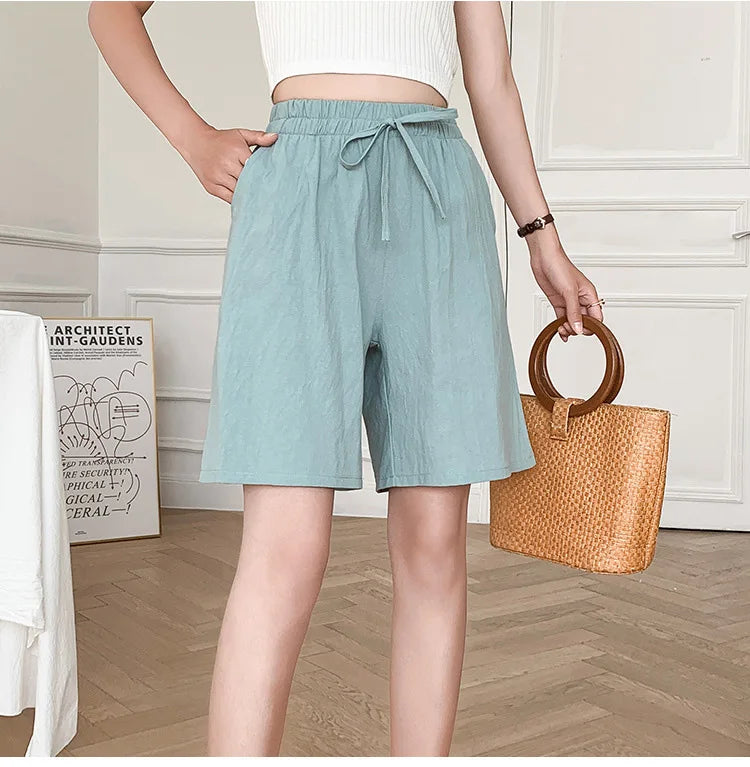 Intims - Short en coton mi-long pour Femme - 10273FR
