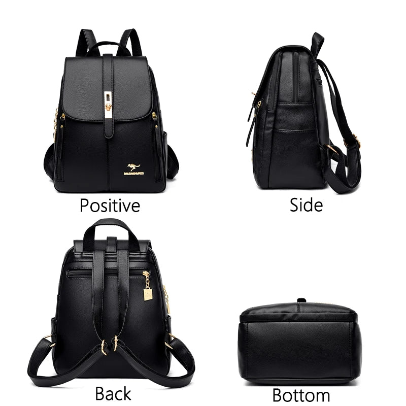 Sac à dos chic en cuir
