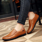 Intims - Mocassins Italiens Décontractés en Cuir Véritable pour Hommes - 97531FR