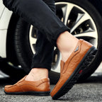 Intims - Mocassins Italiens Décontractés en Cuir Véritable pour Hommes - 97531FR
