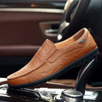 Intims - Mocassins Italiens Décontractés en Cuir Véritable pour Hommes - 97531FR