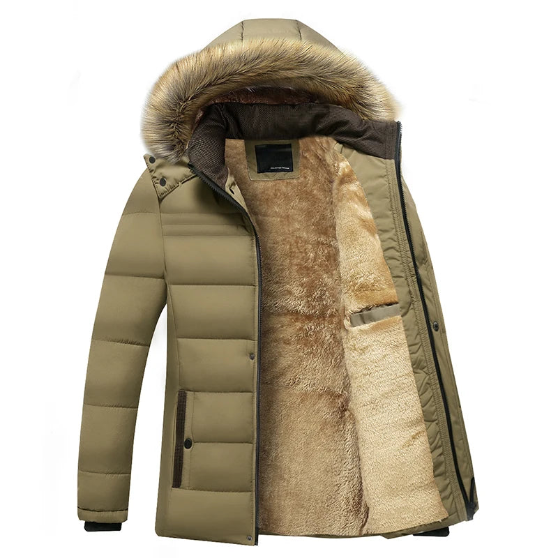 Intims - Parka Chaude à Capuche avec Col en Fourrure - 84021FR