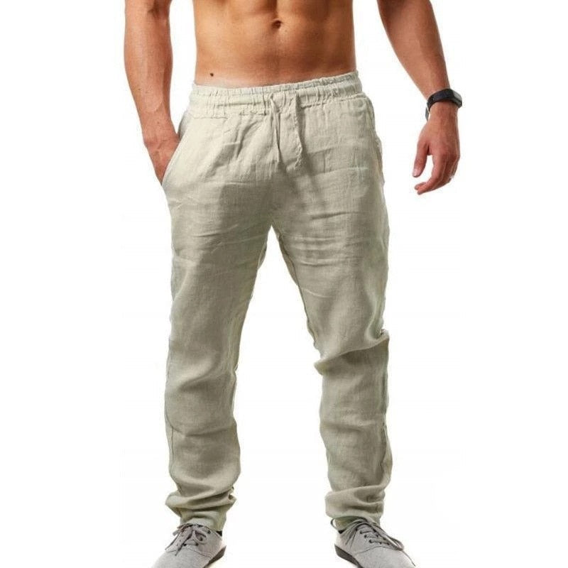 Men's Linen Trousers - 2023 Collection