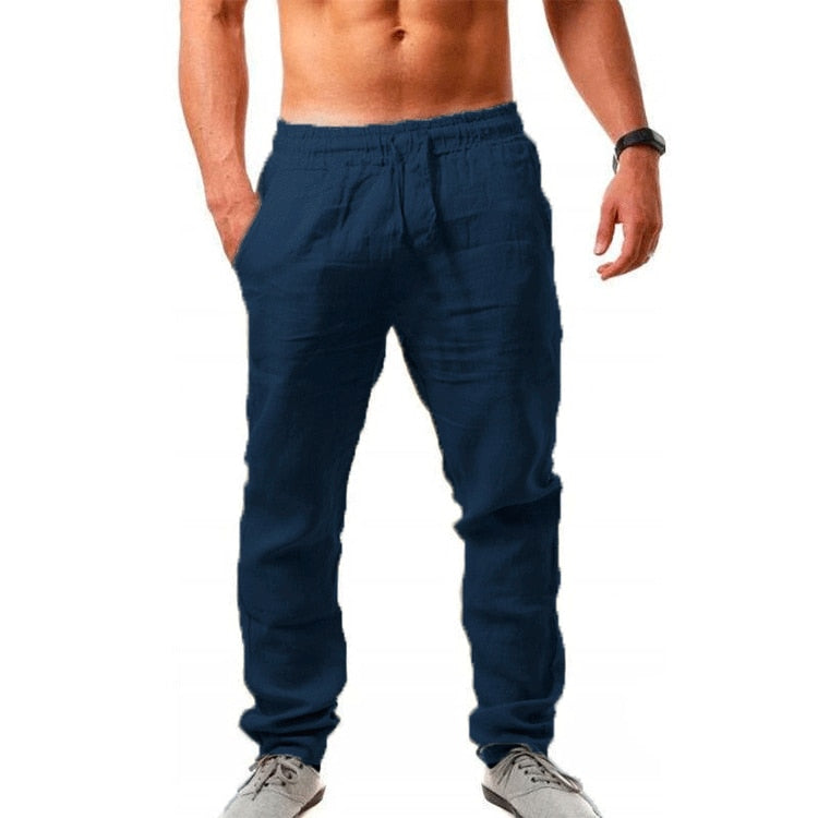 Men's Linen Trousers - 2023 Collection