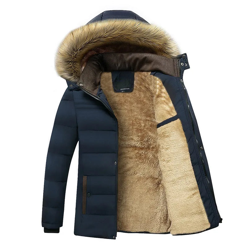 Intims - Parka Chaude à Capuche avec Col en Fourrure - 84021FR