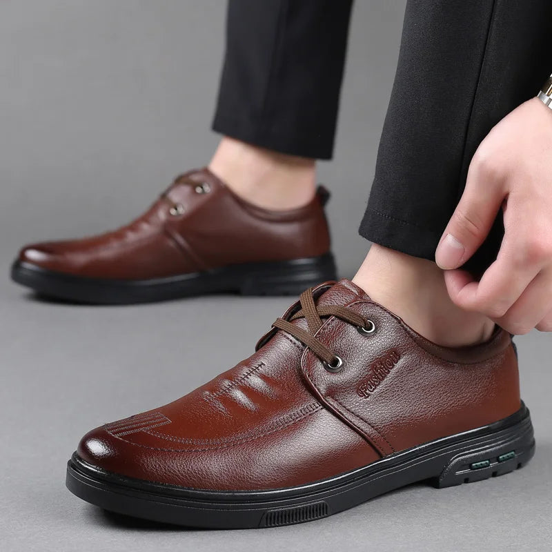 Intims - Chaussures Décontractées en Cuir Véritable pour Hommes - 75319FR