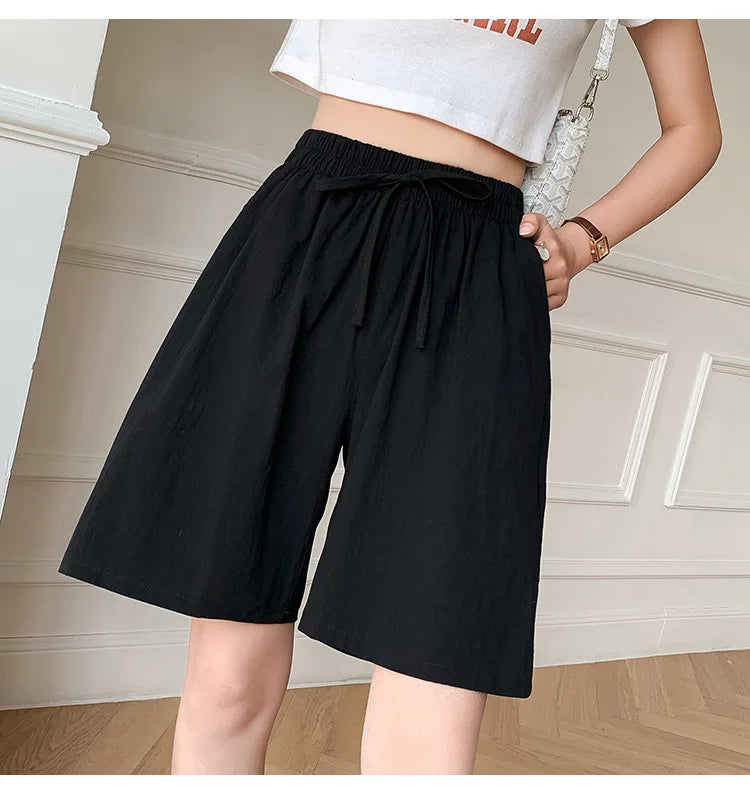 Intims - Short en coton mi-long pour Femme - 10273FR