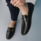 Intims - Mocassins en Cuir PU à boucle pour homme - 57915FR