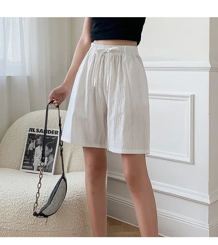 Intims - Short en coton mi-long pour Femme - 10273FR