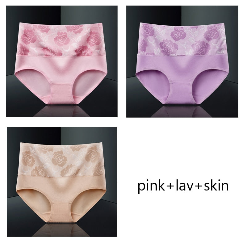 Pack of 3 slimming antibacterial and moisture-wicking cotton briefs