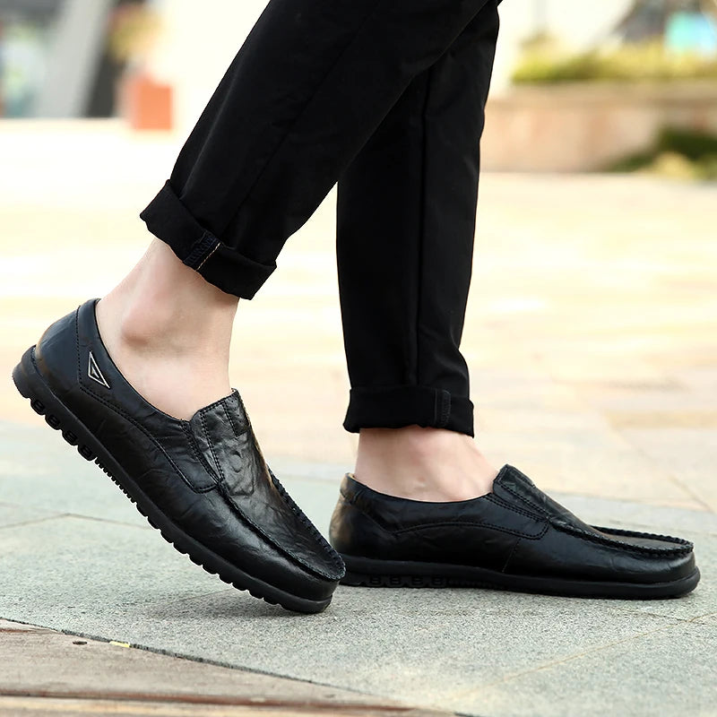 Intims - Mocassins souples en cuir pour homme - 34567FR