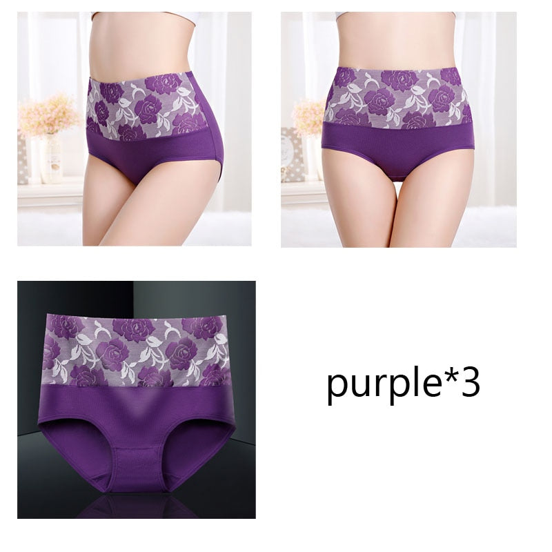 Pack of 3 slimming antibacterial and moisture-wicking cotton briefs