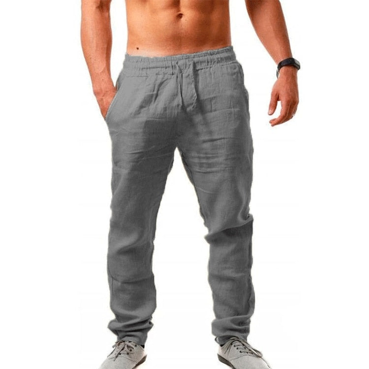 Men's Linen Trousers - 2023 Collection