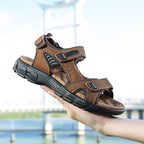 Sandales d'Été en Cuir pour Homme