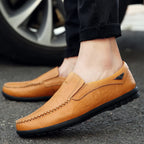 Intims - Mocassins Italiens Décontractés en Cuir Véritable pour Hommes - 97531FR