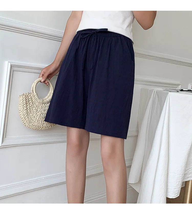 Intims - Short en coton mi-long pour Femme - 10273FR