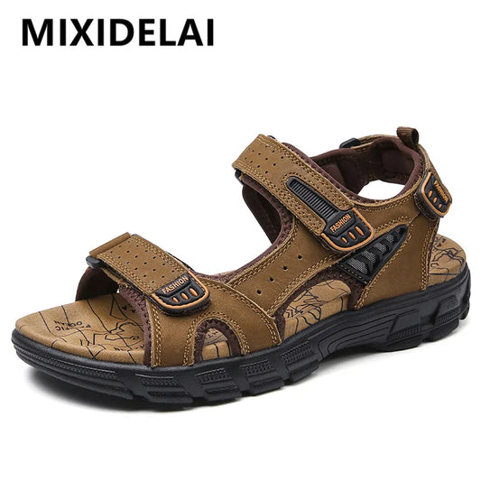Sandales d'Été en Cuir pour Homme