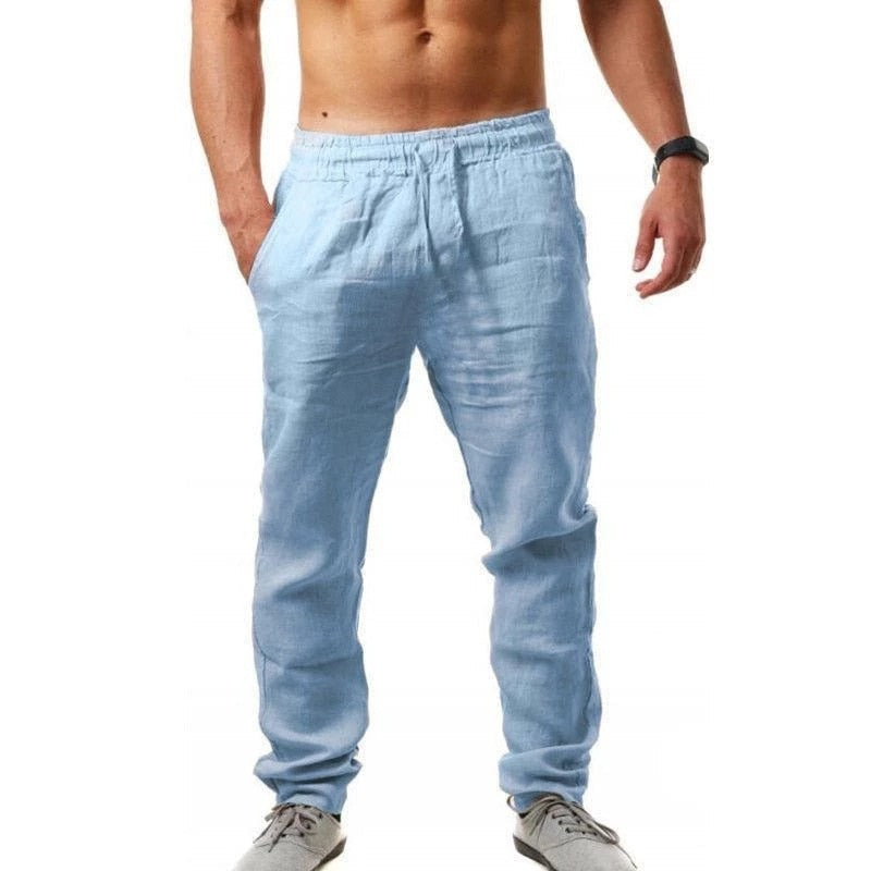 Men's Linen Trousers - 2023 Collection