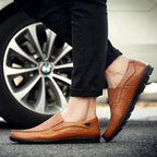 Intims - Mocassins Italiens Décontractés en Cuir Véritable pour Hommes - 97531FR