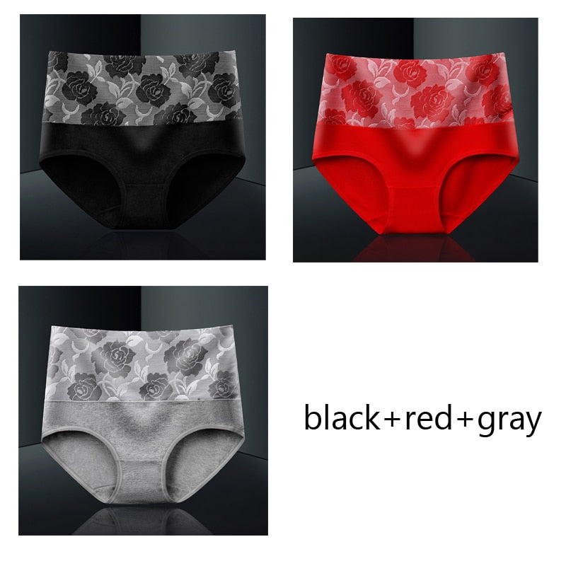 Pack of 3 slimming antibacterial and moisture-wicking cotton briefs