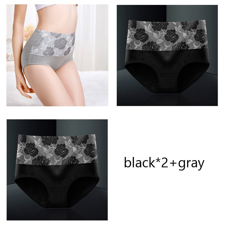 Pack of 3 slimming antibacterial and moisture-wicking cotton briefs
