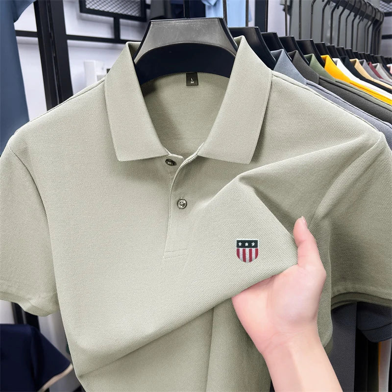 Polo Homme de Luxe en Coton 100% - 23 Couleurs Intemporelles