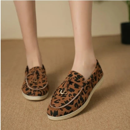 Intims - Mocassins Femme Rétro en Cuir Ultra Confort